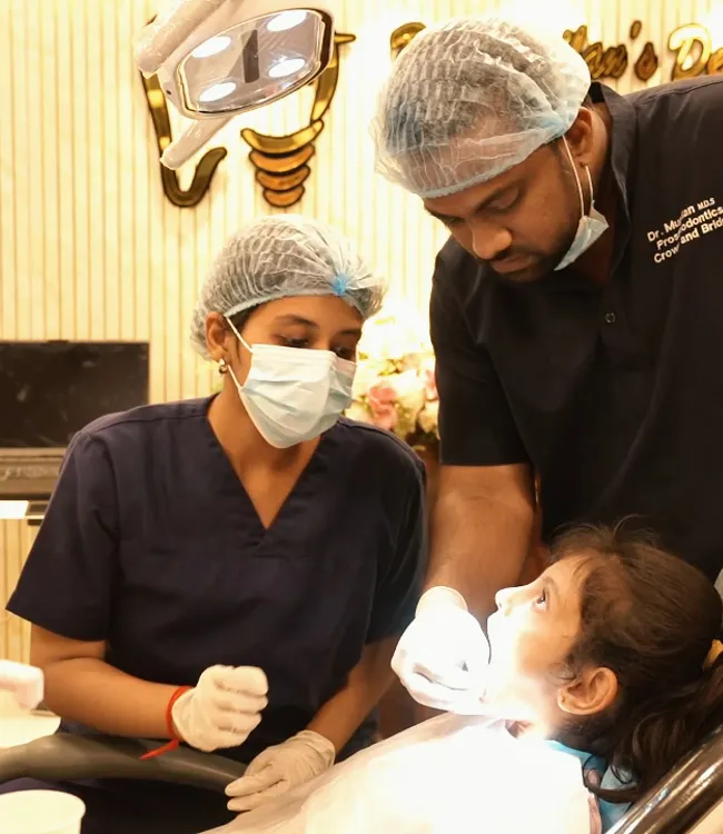 Our dental team at work